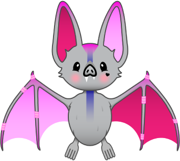 Bat with mystical horn